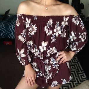 FLORAL ROMPER